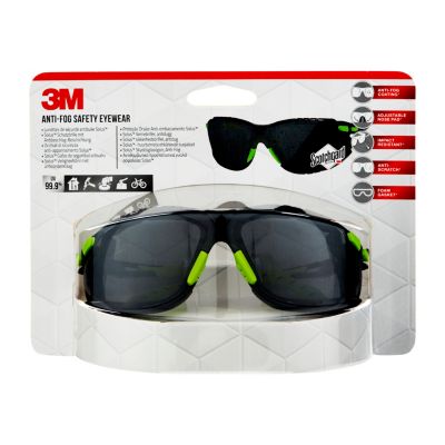 Lunette de protection teintee antibuee et UV 3M