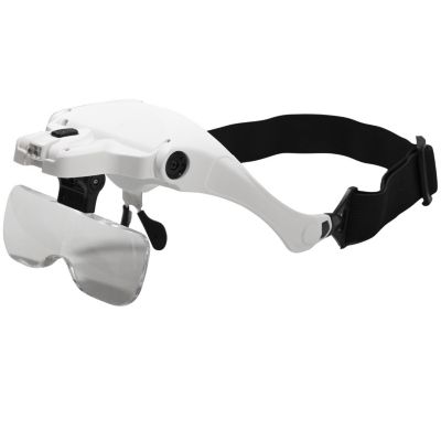 Lunettes a loupe - 5 grossissements - avec lampe LED