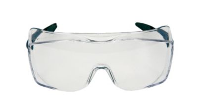 Lunettes de protection OX3000 surlunettes légères compatibles avec lunettes de vue, verres clairs antibuée UV380