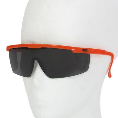 Lunettes de protection teintées FUXTEC B507-G noir orange stable et durable