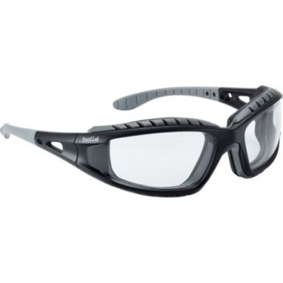 Lunettes Tracker incolore avec mousse + tresse maintien - BOLLÉ SAFETY - TRACPSI