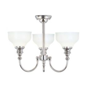 Lustre Cheadle 3 lumières - Chrome Poli