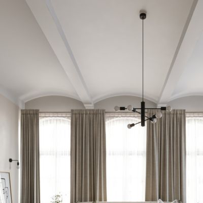 Lustre en acier 3 lampes 25x25x100cm Sollux