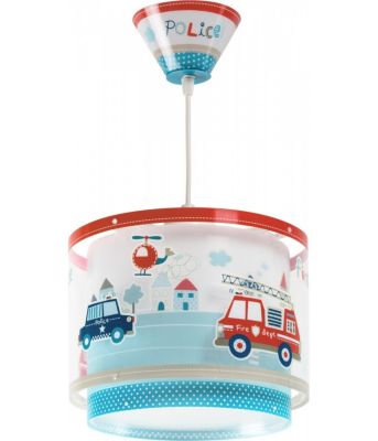 Lustre et lampe suspension enfant Police et Pompiers