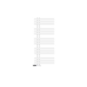 LuxeBath Radiateur de Salle de Bain Iron EM 500x1200 mm Blanc Raccord Central au Bas