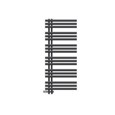LuxeBath Radiateur de Salle de Bain Iron EM 600x1400 mm Anthracite Raccord Central