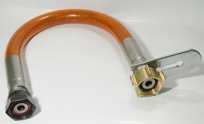 Lyre de raccordement en inox pour gaz 35 cm