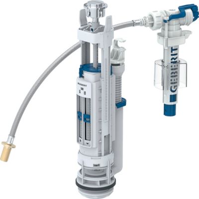 Mécanisme de chasse complet 3/6l double touche alimentation d'eau universelle type 290-380 - GEBERIT - 283.304.21.2