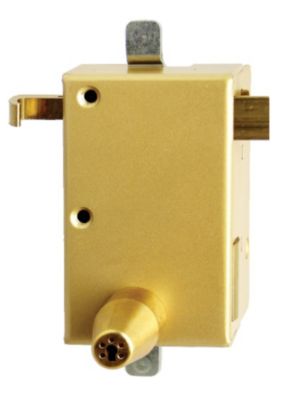 Mécanisme multipoints ISEO IZIS 572 9704VFIZ01.5 vertical droite doré acier 3 points