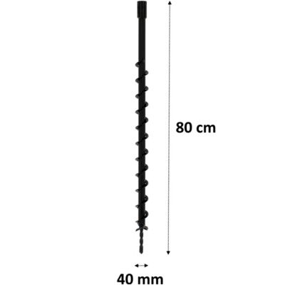 Mèche de tarière 40 mm avec adaptateur pour perceuse et perforateur SDS-plus GT Market