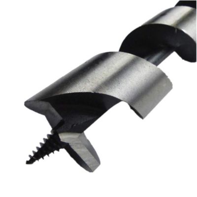 Mèche Hélicoïdale Acier D.24 x Lu. 160 x Lt. 235 mm - Q. 6 Pans - Précision et Performance pour Charpente - Diamwood
