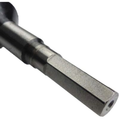 Mèche Hélicoïdale Acier D.24 x Lu. 160 x Lt. 235 mm - Q. 6 Pans - Précision et Performance pour Charpente - Diamwood