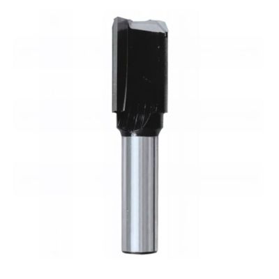 Mèche à Rainer Droite Carbure D.15 mm x Q.8 x Lu. 40 x Lt. 110 mm Z2+1 - Idéale pour Défonçage Menuiserie - Diamwood