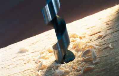 Mèche à simple spirale diamètre 10 x 235mm longueur utile 160mm pour le bois - BOSCH - 2608597624