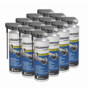 Méduze - 12 dégrippants polyvalents 6 fonctions 400 mL - Anticorrosion - Professionnel