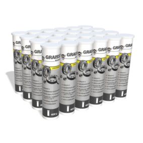 Méduze - 24 tubes de graisse universelle marine 400g - Grade 2 - Extrême pression - Anticorrosion - Adhérence maximale