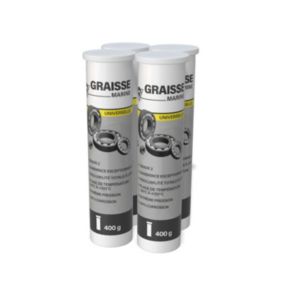 Méduze - 4 tubes de graisse universelle marine 400g - Grade 2 - Extrême pression - Anticorrosion - Adhérence maximale