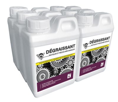 Méduze - 6 dégraissants pour mécanique/moteur 1 Litre - Ultra concentré - Polyvalent - Professionnel