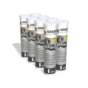 Méduze - 8 tubes de graisse universelle marine 400g - Grade 2 - Extrême pression - Anticorrosion - Adhérence maximale
