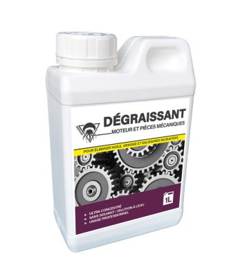 Méduze - Dégraissant mécanique/moteur 1 Litre - Ultra concentré - Polyvalent - Professionnel