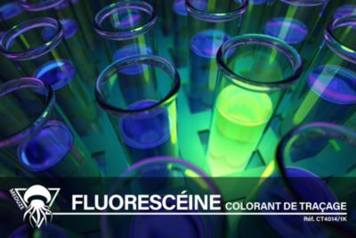 Mduze - Fluorescine concentre liquide 1L - Polyvalente - Dilution facile  - Trs grande visibilit