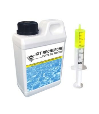 Méduze - Kit pour la recherche de fuite sur piscine 1L - Efficace et précis- Utilisation facile