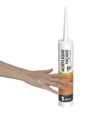 Méduze - Mastic acrylique universel pour façade 310 mL - GRIS