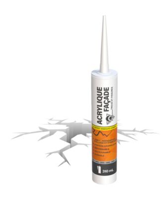 Méduze - Mastic acrylique universel pour façade 310 mL - GRIS