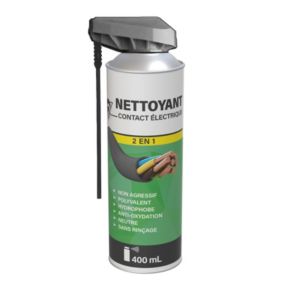 Méduze - Solvant contact électrique 400mL - Polyvalent - Séchage rapide - Professionnel