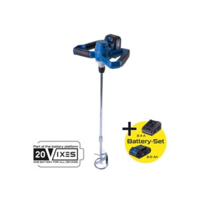 Mélangeur de mortier sans fil Scheppach BC-PMX100-X 20V 4Ah avec chargeur