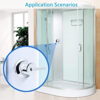 Mélangeur de Salle de Douche Vanne de Mélange d'eau Chaude et Froide Mélangeur G1/2" Mitigeur Cabine de Douche Mélangeur