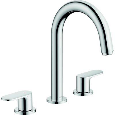 Mélangeur robinet HANSGROHE Vernis Blend 3 trous Chromé avec tirette et vidage synthétique