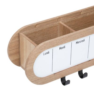 Mémo "Olme" en bois & métal 48x15cm - Atmosphera