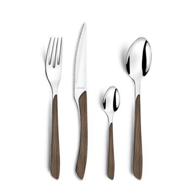 Ménagère 24 pièces Bois foncé Bois foncé - Eclat Nature par Amefa