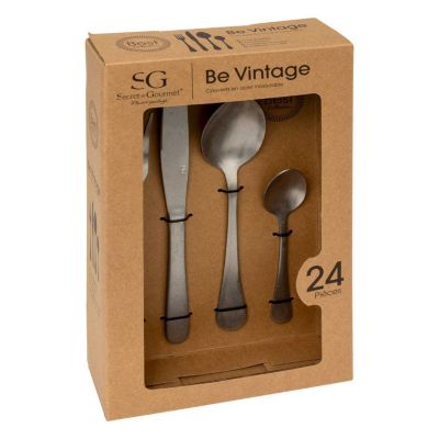 Ménagère 24 pièces Vintage - Inox