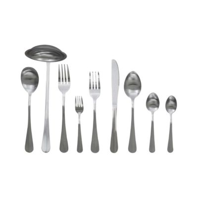 Ménagère 39 pièces en inox brossé