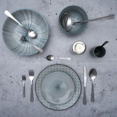 Ménagère 39 pièces en inox brossé