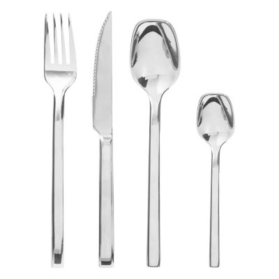 Ménagère Kara en Acier inoxydable - 24 pièces - Argent