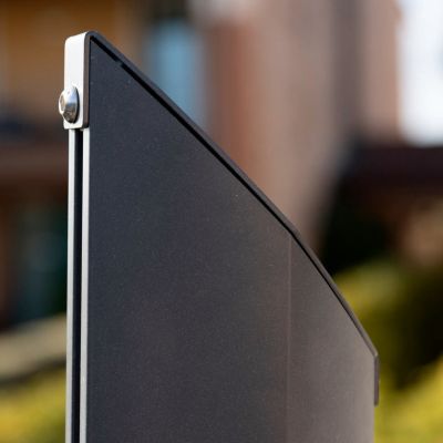 Mât Aluminium  Voiles Ombrage  290cm Couleur Anthracite 90 Degrés Maanta