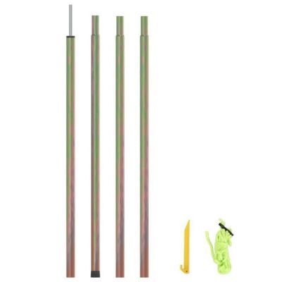 Mât de parasol - VIDAXL - 250 cm - Acier galvanisé - Corde de 350 cm