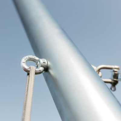 Mât pour voile d'ombrage diamètre 70mm acier galvanisée EZ Mast Maanta