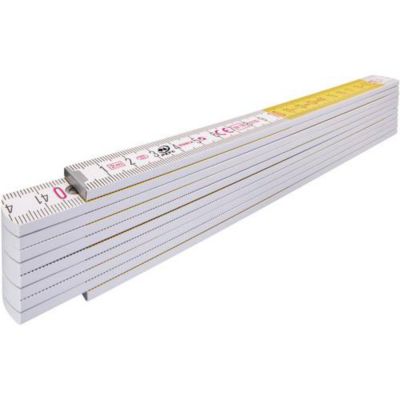 Mètre pliant en bois Stabila Type 417 14555, 2 m, échelle métrique à lecture rapide