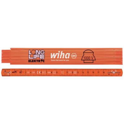 Mètre pliant électrique Longlife 2 m, 10 maillons 15 mm, modèle 42068
