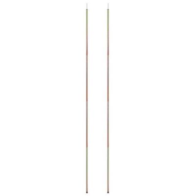 Mâts de parasol - vidaXL - 2 pcs 200 cm - Acier galvanisé - Or