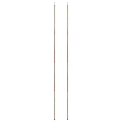 Mâts de parasol - vidaXL - 250 cm - Acier galvanisé - Or - Piquet inclus