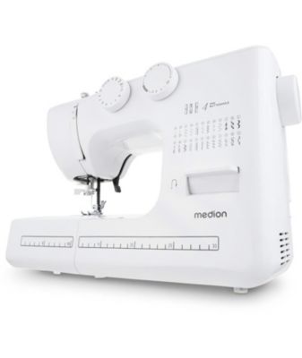 Machine a Coudre - MEDION - SM 60 - 62W - 24 Points + Points Doubles - 700 tr/min - LED - Blanc