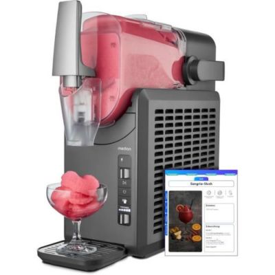 Machine a Glace - Sorbetiere Machine a boissons glacées et granitées MEDION - MD12090 - Capacité 2,6L - 5 programmes - 200W