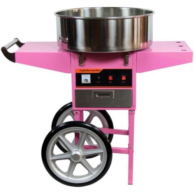 Machine barbe à papa professionnelle avec chariot - GT CATERING