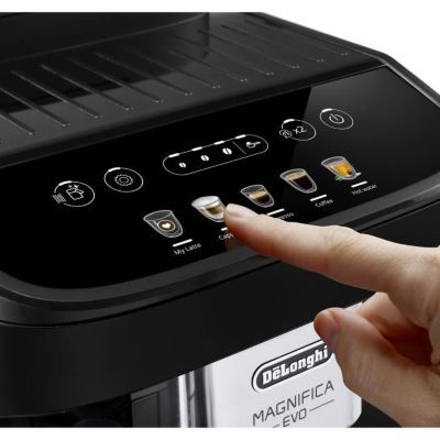 Machine expresso broyeur - De'Longhi - Magnifica Evo - ECAM290.61.B - 5 recettes - Noir