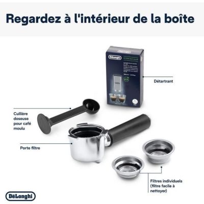 Machine expresso manuelle - De'Longhi - Dedica Style - EC685.BK - Noir
